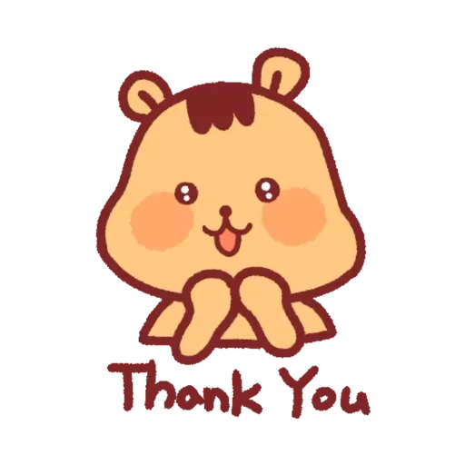 Thank you 3 8