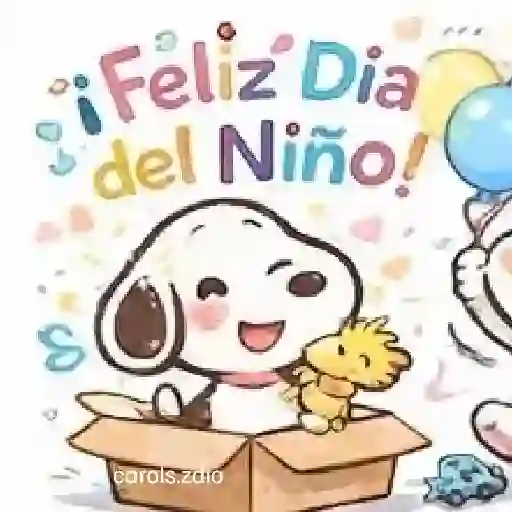 🎈 Dia del niño Snoopy 🪀🪁🛴 1