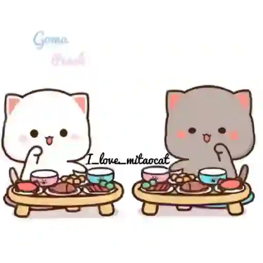 Peach & Goma😻❤️ 4