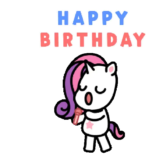Cumpleaños🦄anim 12