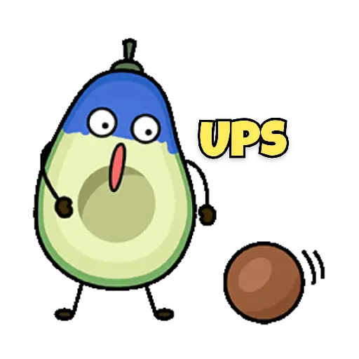 Aguacate Kawaii Animados 18
