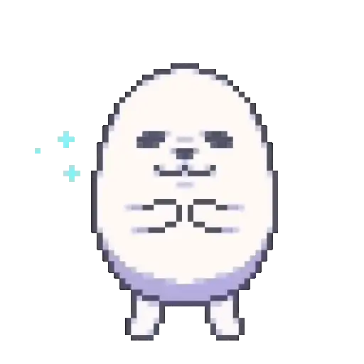 EMOJI PIXEL EGGDOG ✨❤️ 12