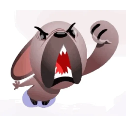 Mugsy dog animado  2