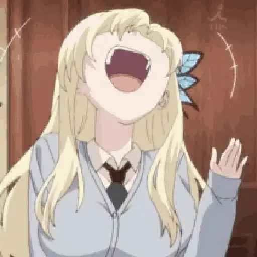 Anime Reaction GIF ▶️ 10
