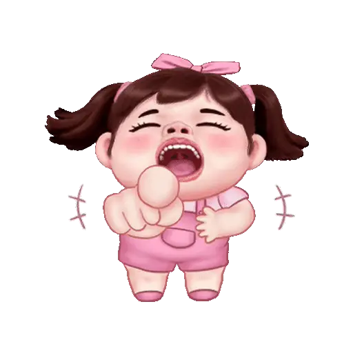 Graciosa niña chibi👧🩷💞 2