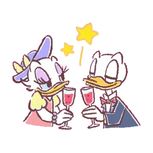 Donald&Daisy SupersizedLetters 21