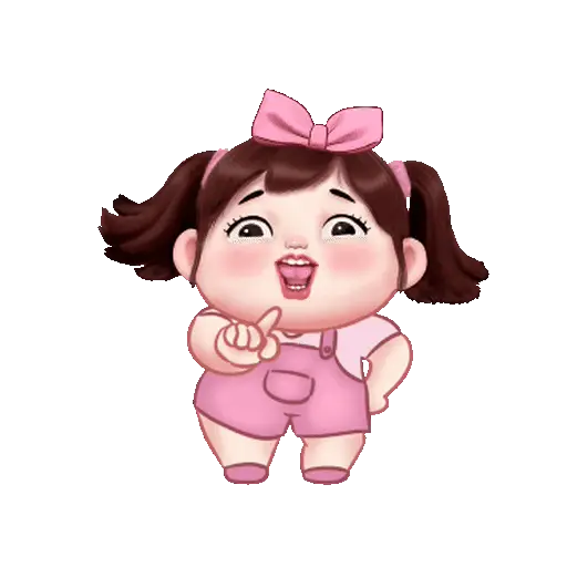 Graciosa niña chibi👧🩷💞 8
