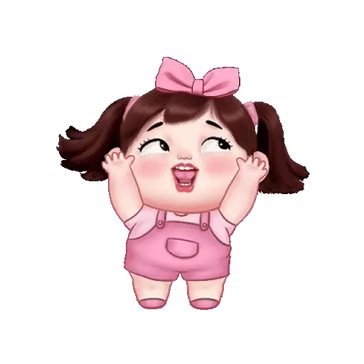 Graciosa niña chibi👧🩷💞 7