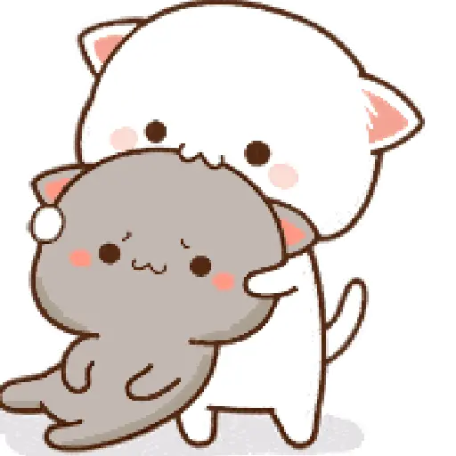 Mochi Mochi Peach Cat3 -couple 1