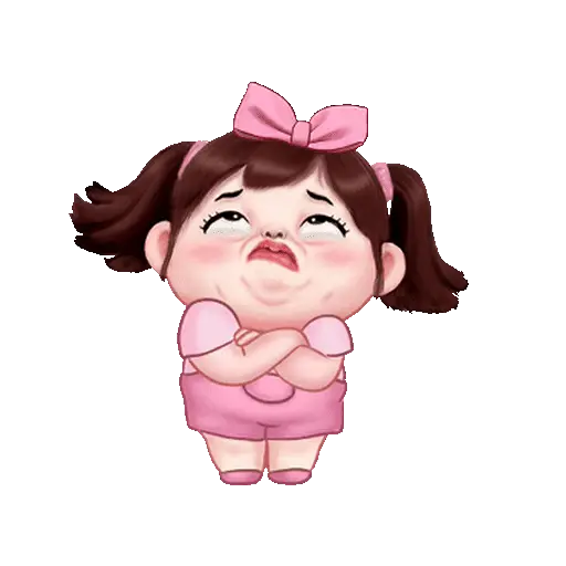 Graciosa niña chibi👧🩷💞 24