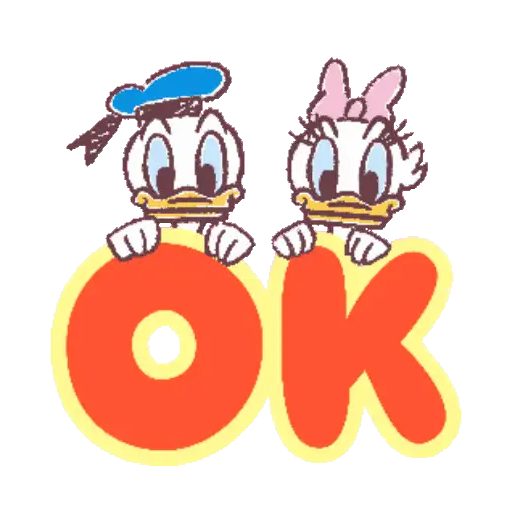 Donald&Daisy SupersizedLetters 1