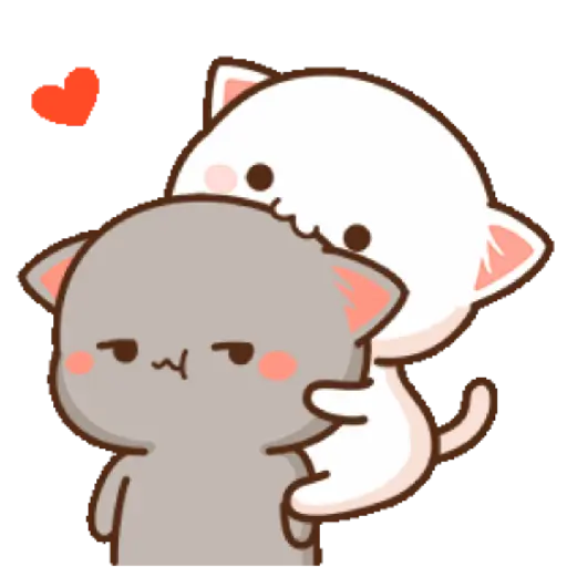 Peach cat animated2 10