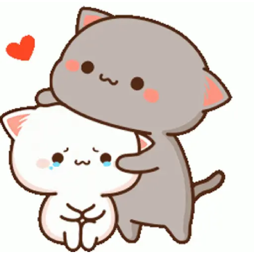 Peach cat animated2 12