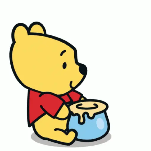 Winnie Pooh Stickers ❤️🍯 5