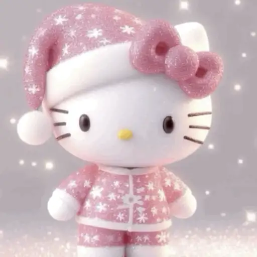 Navidad Rosa Hello Kitty 💕🎀🎄✨ 1