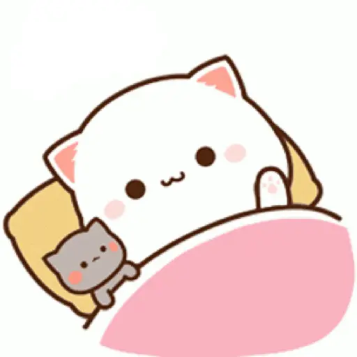 Peach cat animated2 30