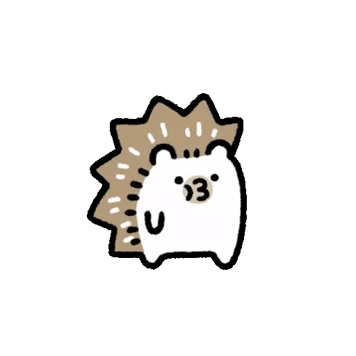 Erizo Animado 🦔 4