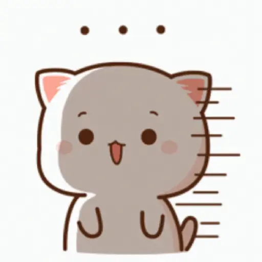 Peach cat animated2 25