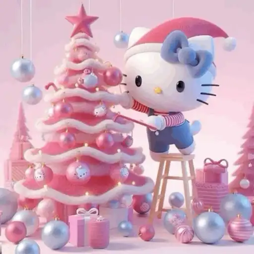 Navidad Rosa Hello Kitty 💕🎀🎄✨ 20