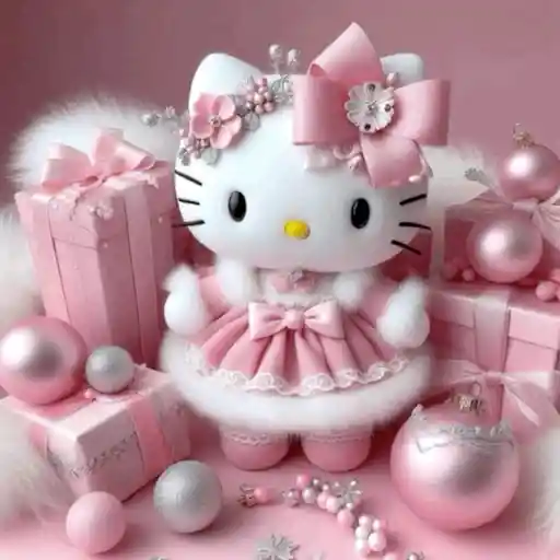 Navidad Rosa Hello Kitty 💕🎀🎄✨ 18