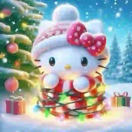 Navidad Rosa Hello Kitty 💕🎀🎄✨ 24