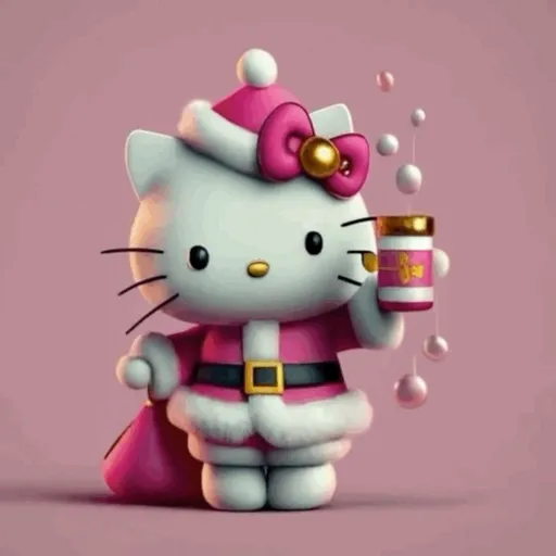 Navidad Rosa Hello Kitty 💕🎀🎄✨ 19