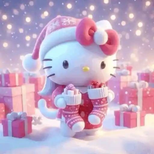 Navidad Rosa Hello Kitty 💕🎀🎄✨ 15