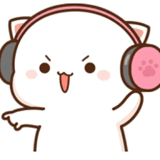 Peach cat animated2 26