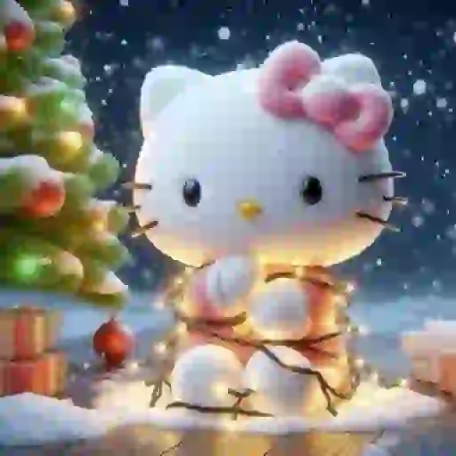 Navidad Rosa Hello Kitty 💕🎀🎄✨ 23