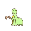 Dinosaurio bonito (Animado) 14