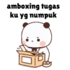 Panda gemoy pusing nugas😴 16