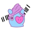 Handduk Borahae Lilac (BT21) 8
