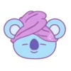 Handduk Borahae Lilac (BT21) 6