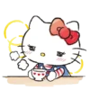 Hello kitty Reações 29