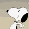 Snoopy contento