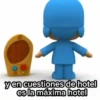 y en cuestiones de hotel es la máxima hotel
