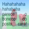 Hahahahaha hahahaha parece ㅇ 응 boneco do posto, cara!