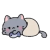 Animasi kucing lucu 7