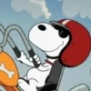 Snoopy motociclista