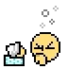 Emoji pixel 🫠😍🥰🥺😃 17