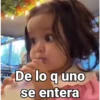De lo q uno se entera