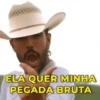 ELA QUER MINHA PEGADA BRUTA
