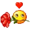 Emoji pixel animados 15