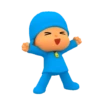 Pocoyo stiker gerak  9
