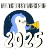 Penguin new year 🐧🎉 11