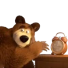 Marsha and the bear gif 🎦 15