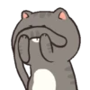Stiker GIF Kucing Lucu 15