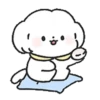 Perro blanco cute animado 🐕✨ 11