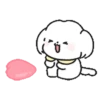 Perro blanco cute animado 🐕✨ 6