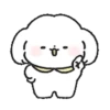 Perro blanco cute animado 🐕✨ 13